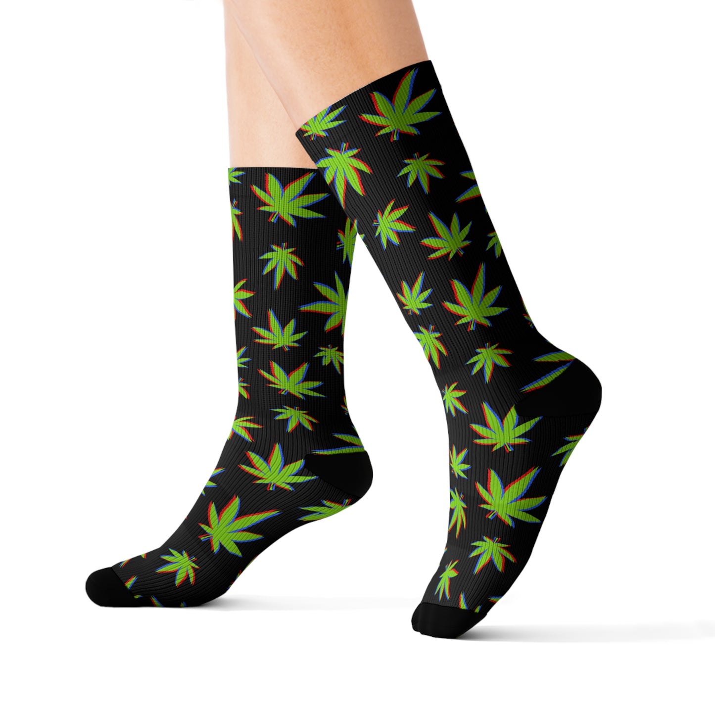 Colorful Cannabis Socks