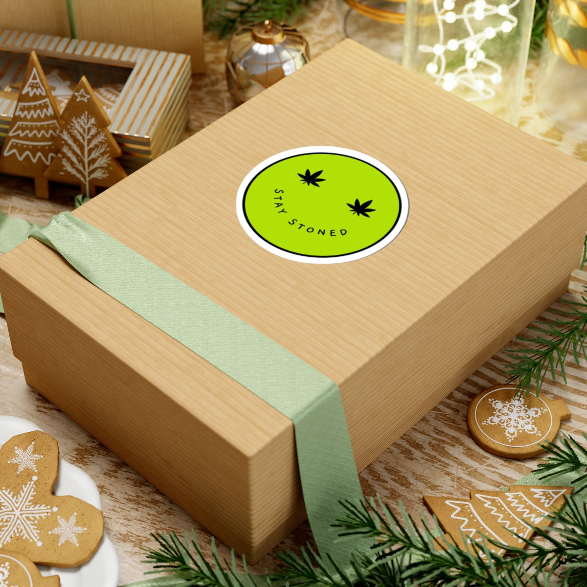 Stay Stoned Smile Sticker