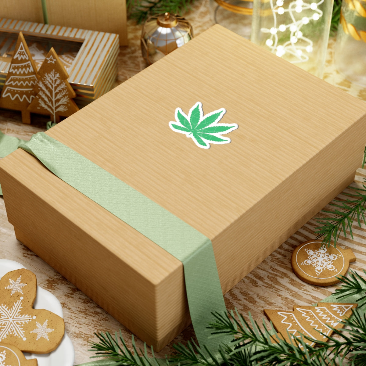 Marijuana Leaf Stickers