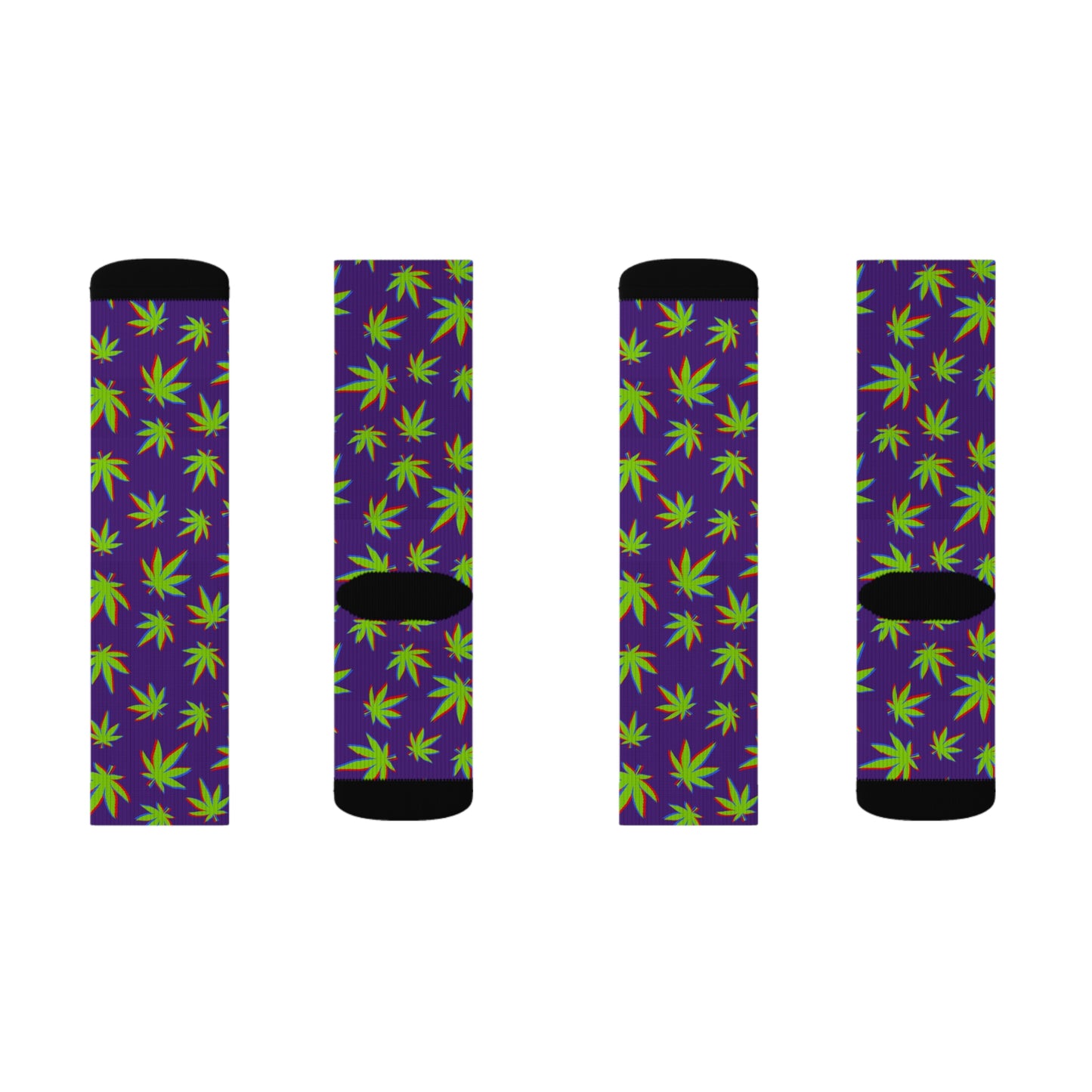 Colorful Cannabis Socks