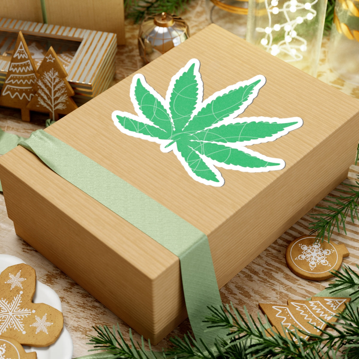Marijuana Leaf Stickers