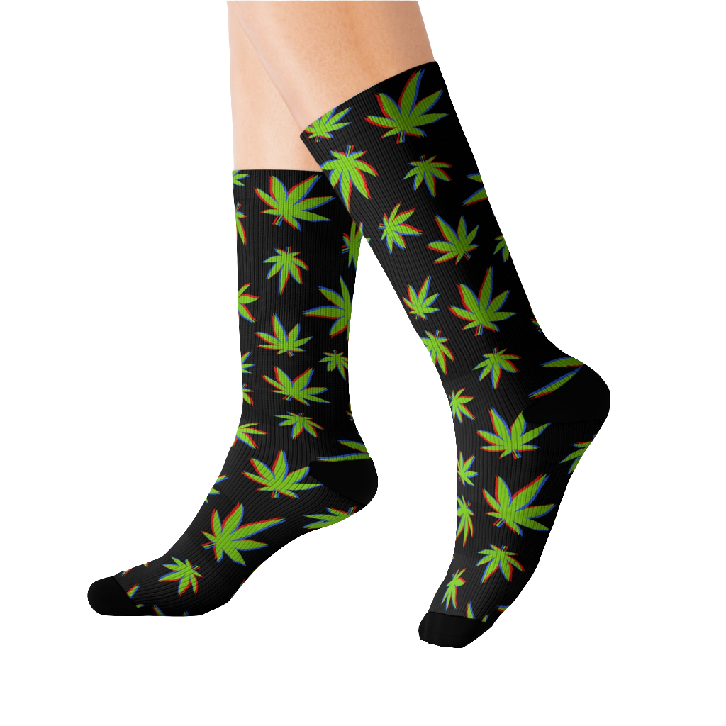 Colorful Cannabis Socks