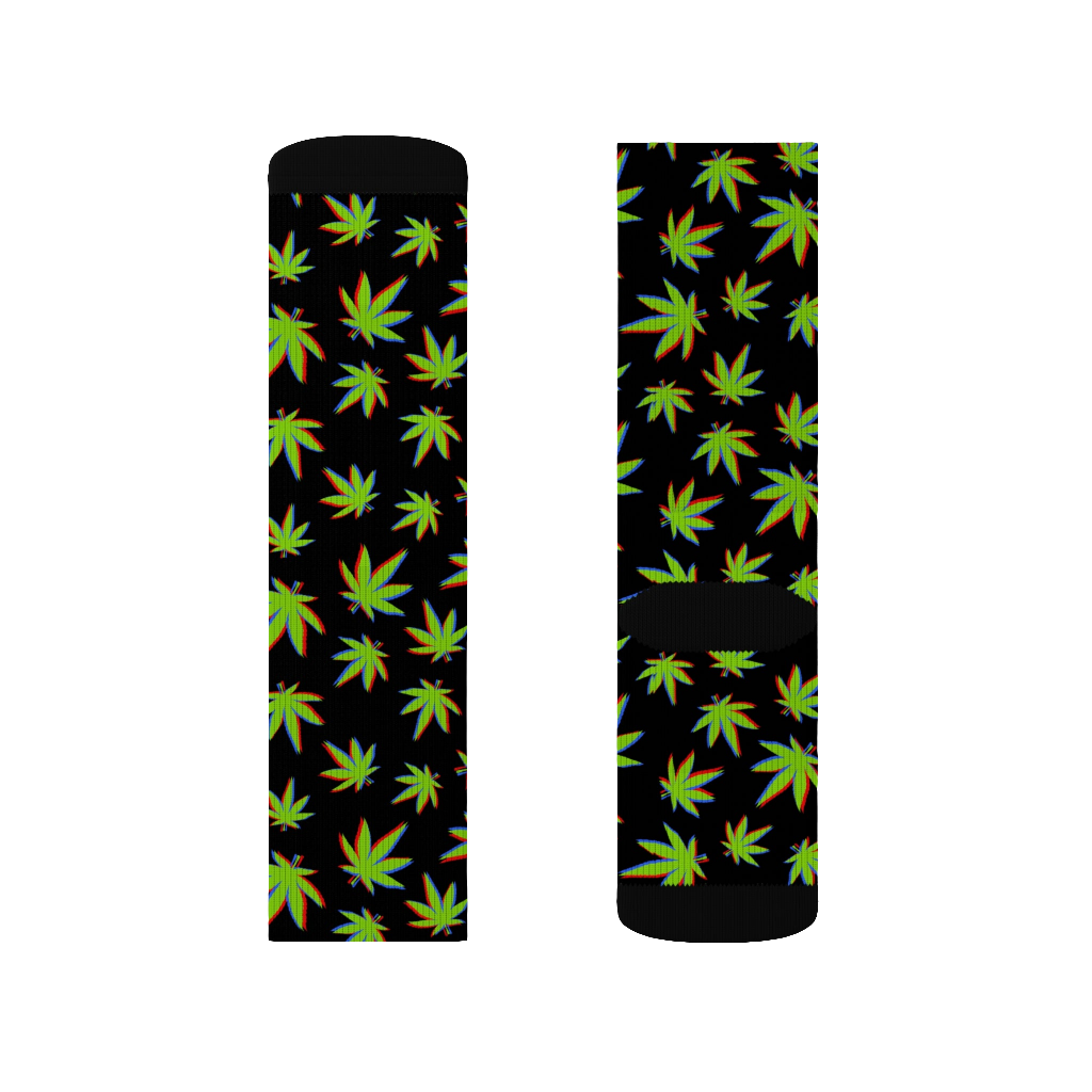 Colorful Cannabis Socks