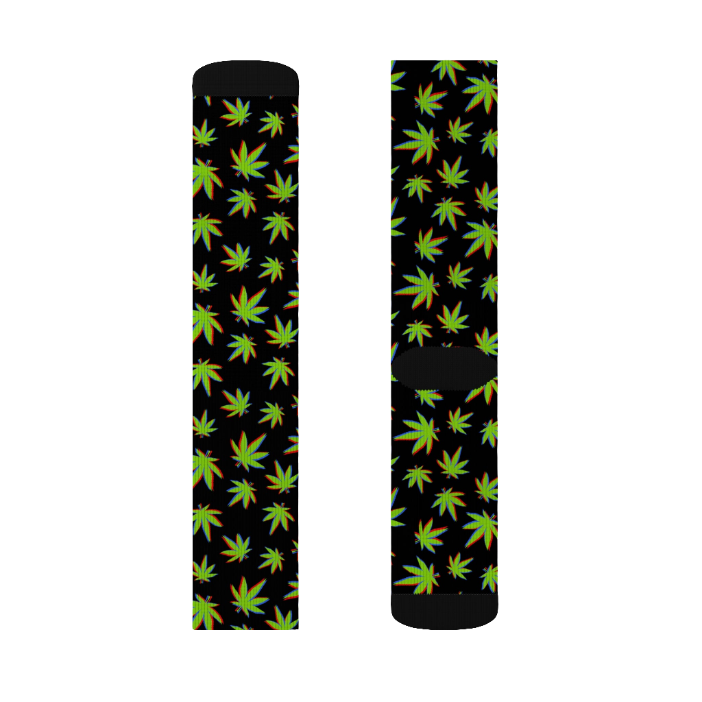 Colorful Cannabis Socks