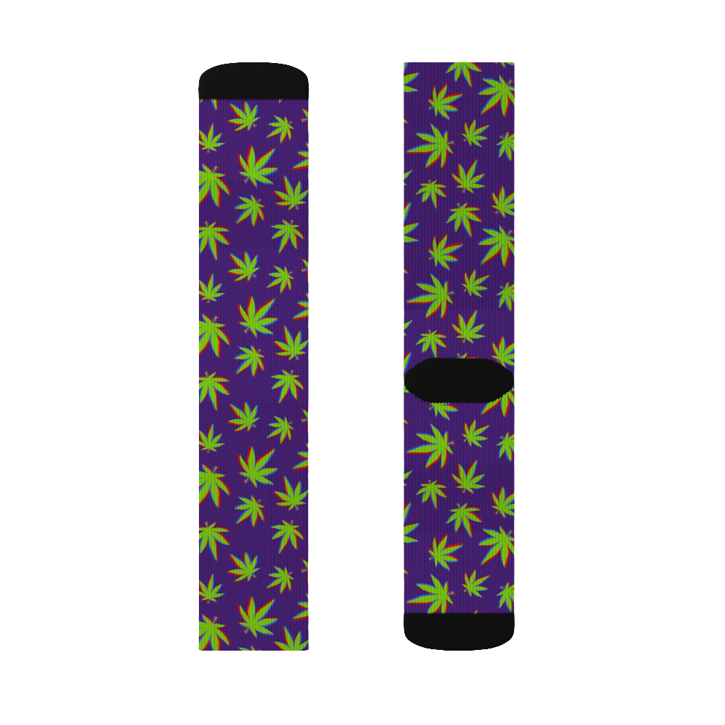 Colorful Cannabis Socks
