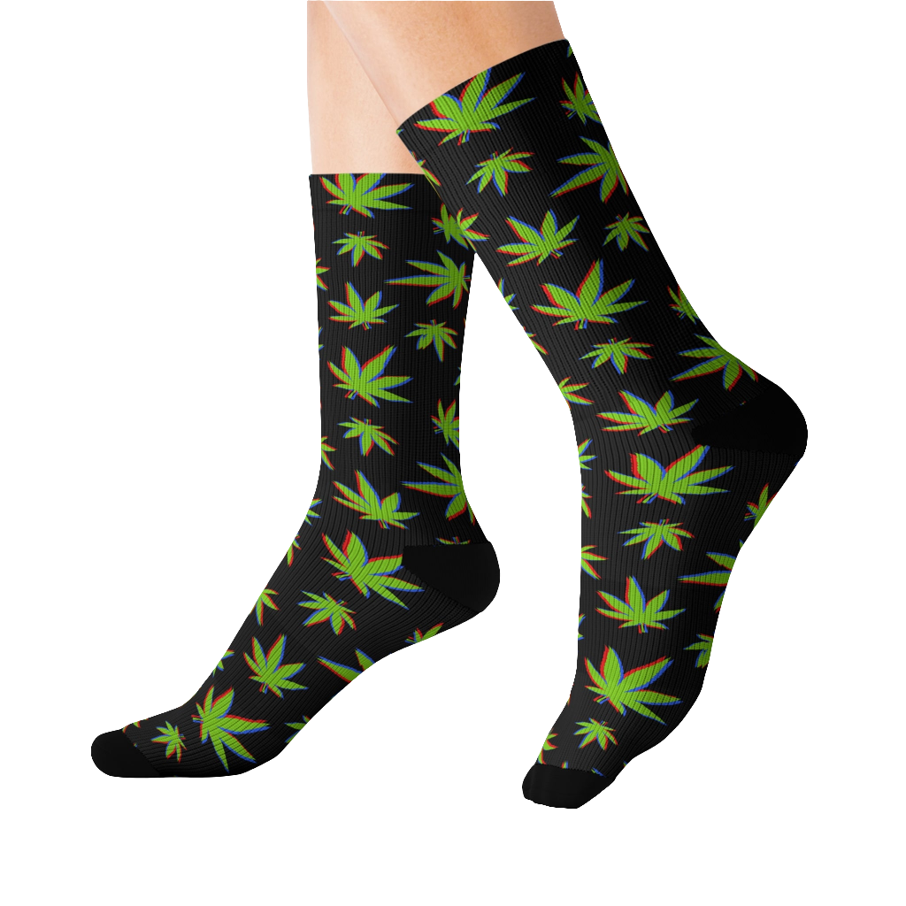 Colorful Cannabis Socks