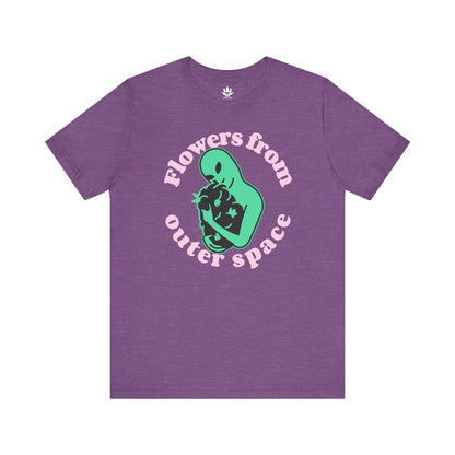 Space Flowers Unisex Tee