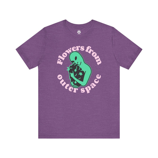Space Flowers Unisex Tee