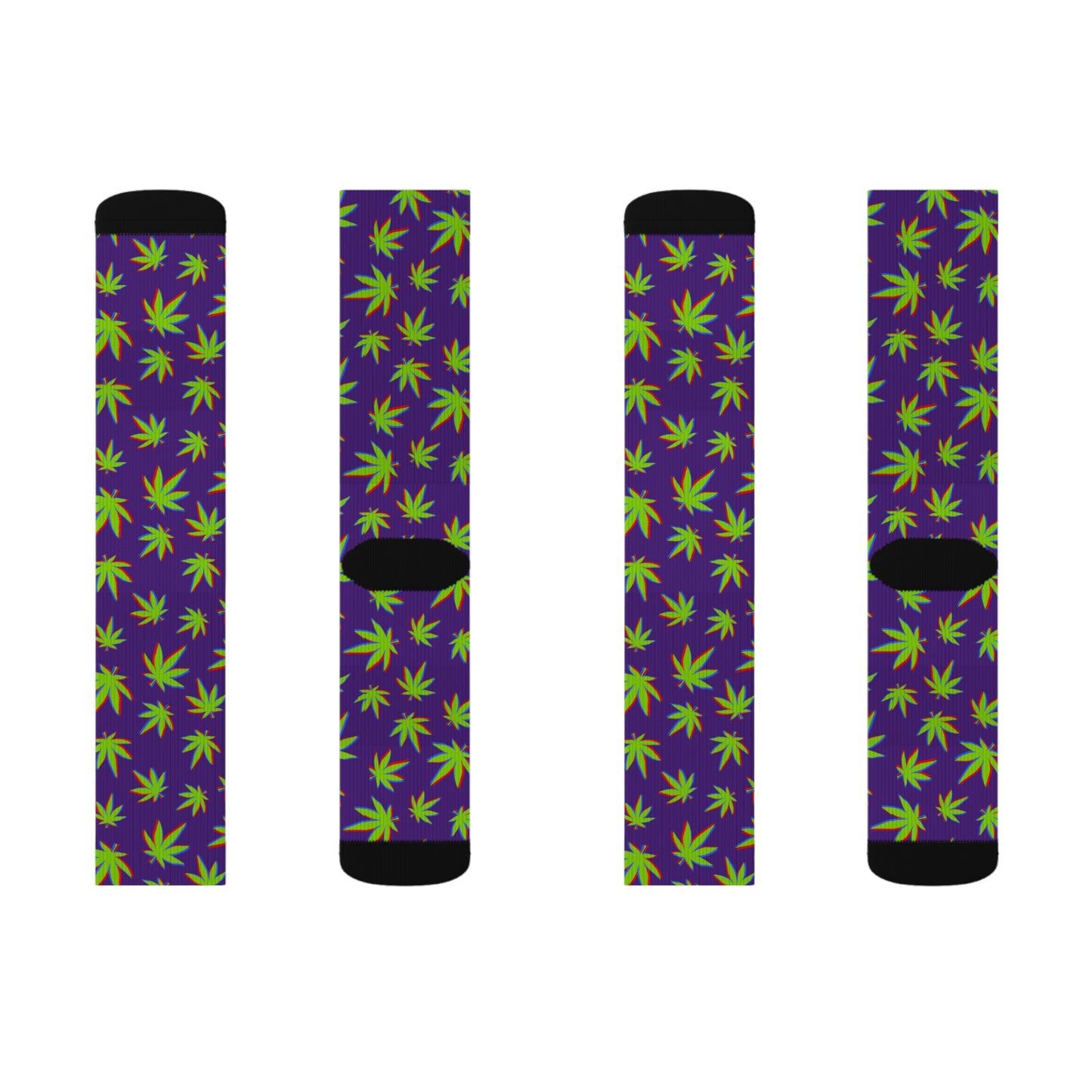 Colorful Cannabis Socks