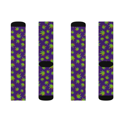 Colorful Cannabis Socks