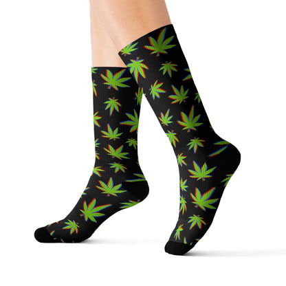 Colorful Cannabis Socks