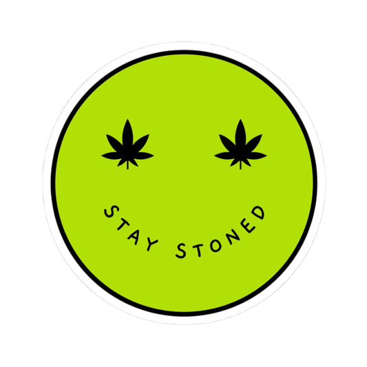 Stay Stoned Smile Sticker
