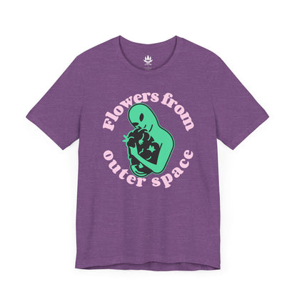 Space Flowers Unisex Tee