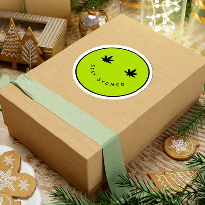 Stay Stoned Smile Sticker