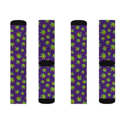 Colorful Cannabis Socks