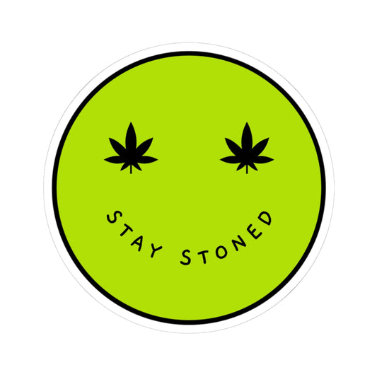 Stay Stoned Smile Sticker