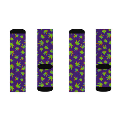 Colorful Cannabis Socks