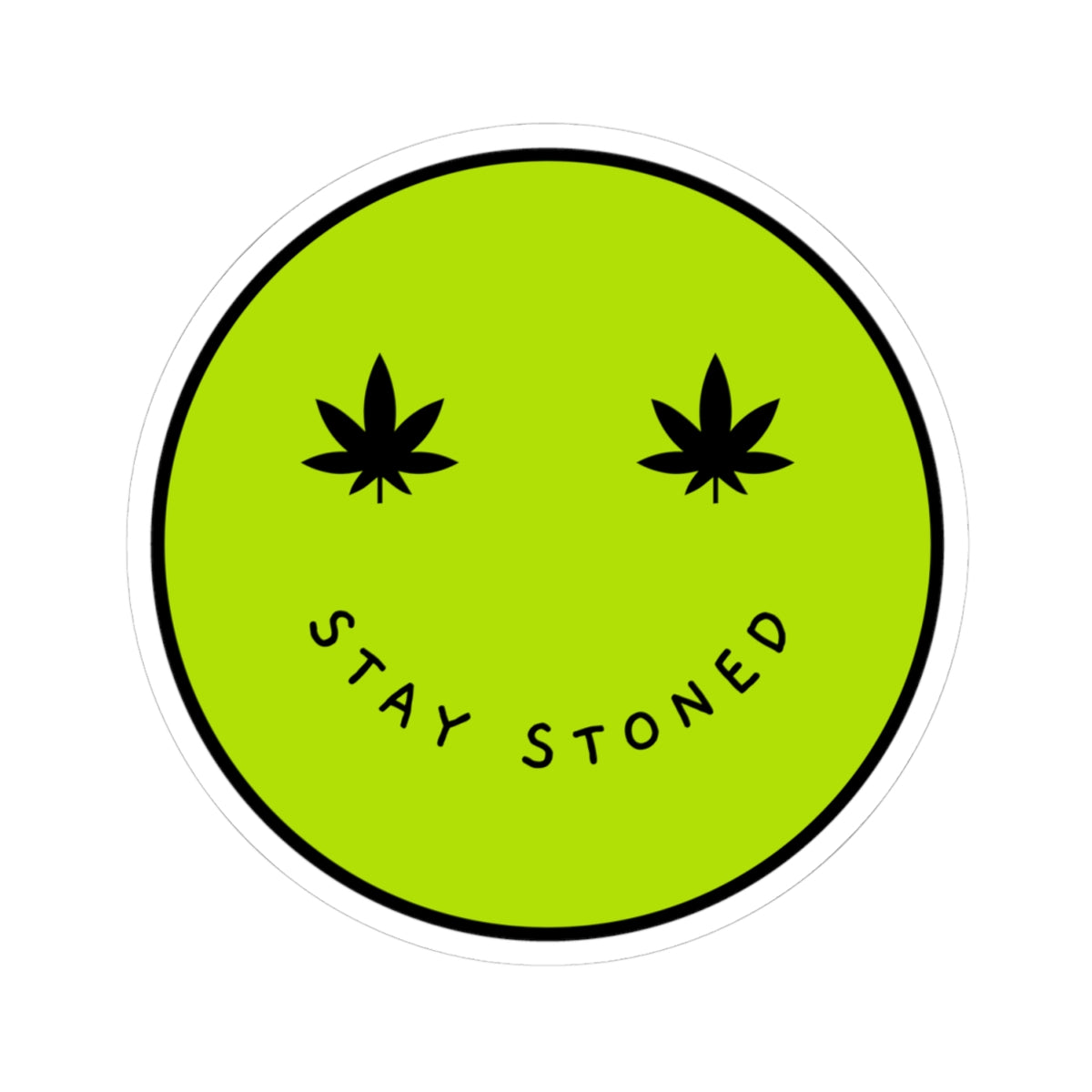 Stay Stoned Smile Sticker