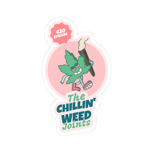 The Chillin' Weed Sticker
