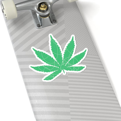Marijuana Leaf Stickers