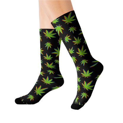 Colorful Cannabis Socks