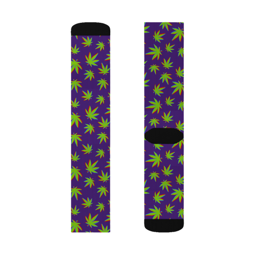 Colorful Cannabis Socks